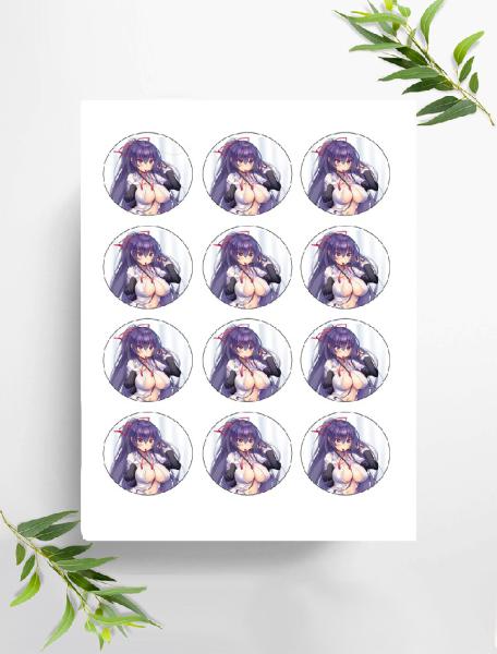 Anime Manga  Muffinaufleger, Ø ca. 6 cm, 0861x